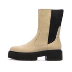 Bottines beige / noir femme geox spherica