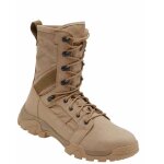 Bottine - brandit - 9048 - botte tactique mixte - synth�tique - plat - camel