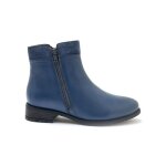 Bottines en cuir double zip femme pdiconfort