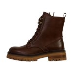 Bottines cuir - the divine factory - alnoa - marron - plat - femme