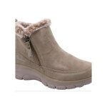Bottines dhiver skechers femme easy going beige 37