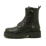 Bottine femme - cinzia soft - noir ? cuir souple - talon bas