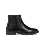 Bottines femme - geox - jaylon 2 - cuir - noir - hauteur moyenne