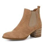 Bottine femme - tamaris - daim - beige - fermeture élastique Bottine femme - tamaris - daim - beige - fermeture élastique