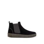 Bottines - gabor - chelsea - cuir - noir - talon plat
