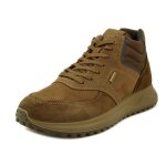 Bottine homme - imac - cuir nubuck marron - waterproof - lacets et zip