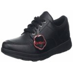 Bottine - kickers - 115269blk - cuir noir - lacets - mixte kelland - lace lo