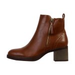 Bottines - the divine factory - camel - fermeture  zip - type de talon large - confort exceptionnel