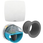 Bouche de ventilation - kit cuisine e - twist&amp go - diam�tre 125 mm - atlantic 526289