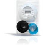 Bouche vmc pour sdb hygro b 80 mm - atlantic - rgulation dbit permanent - blanc