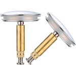 Bouchon baignoire r�glable bouchon vidange lavabo bouchon d�vier chrom�e bouchon baignoire pour l�coulement ...