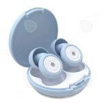 Bouchons doreilles c anti bruit 2pcs bleu durable avec 3 type diff�rents de t�tes bouchon et bo�te de ...
