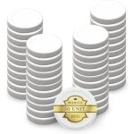 Bouchons métalliques universels 50 unités - 82mm : couvercles blanc pour bocaux de conserves et de confiture ... Bouchons métalliques universels 50 unités - 82mm : couvercles blanc pour bocaux de conserves et de confiture ...