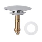 Bouchon pop - up clic - clac 66 mm bonde dvier pour cuisine salle de bain lavabo baignoire laiton massif ...