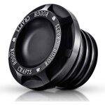 Bouchon de rservoir de carburant en aluminium cnc noir pour moto essence gaz huile artisanat montage ...