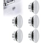 Bouchon de trop - plein pour lavabo ensemble de 5 pices couvercle de drainage rond pour viers de cuisine ...