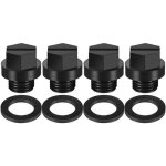Bouchons de vidange pour pompe de piscine - zor� - lot de 4 - compatibles hayward spx1700fg - noir - ...