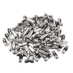 Boucle chane  billes sourcing map 24mm connecteur chane  billes fermoir ondulation clips inox acier ...