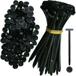 Boucle de cravate de câble universelle en nylon de 100pcs - porte - cravates à fermeture éclair auto ... Boucle de cravate de câble universelle en nylon de 100pcs - porte - cravates à fermeture éclair auto ...
