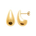 Boucles doreilles - bijoux - goutte deau - plaqué or 18 carats - longue tenue - femme Boucles doreilles - bijoux - goutte deau - plaqué or 18 carats - longue tenue - femme