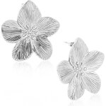 Boucles doreilles fleur dor pour les femmesgrandes boucles doreilles dclaration dorboucles doreilles ...