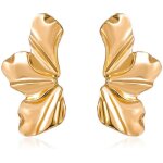 Boucles doreilles fleur pendantes en or boucles doreilles tribales boucles doreilles bijoux pour femmes ...