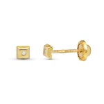 Boucles doreilles inmaculada romero ir ag0537 or jaune femme dor�