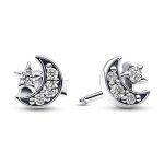 Boucles doreilles - femme - 292990c01 - argent 925 - zirconia cubique - �toiles et zodiaque