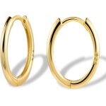 Boucle oreille femme argent 925 creole plaqu or 14k gomtrique creole plaqu or 14k