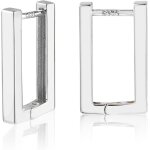 Boucle oreille femme argent 925 creole plaqu or 14k gomtrique rectangle petit huggie hoops argent ...