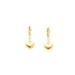 Boucles doreilles - femme / enfant - créoles - coeur - lisse - suspendu - plaqué or jaune 750 / 1000 ... Boucles doreilles - femme / enfant - créoles - coeur - lisse - suspendu - plaqué or jaune 750 / 1000 ...