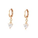 Boucles doreilles - femme / enfant - créoles - coeur - suspendu - cristal - blanc - plaqué or jaune 750 ... Boucles doreilles - femme / enfant - créoles - coeur - suspendu - cristal - blanc - plaqué or jaune 750 ...