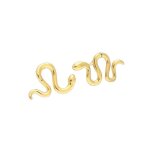 Boucles doreilles - femme / homme - serpent - animal - plaqué or jaune 750 / 1000 - 3 microns - 20 x ... Boucles doreilles - femme / homme - serpent - animal - plaqué or jaune 750 / 1000 - 3 microns - 20 x ...