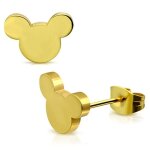 Boucles doreilles mickey or pour enfant ? bijoux walt disney