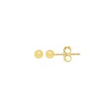 Boucles doreilles - femme / enfant - puces - boule - plaqué or jaune 750 / 10000 - 3 microns - 3 mm Boucles doreilles - femme / enfant - puces - boule - plaqué or jaune 750 / 10000 - 3 microns - 3 mm