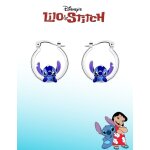 Boucles d?oreilles stitch ? croles argentes