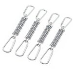 Boucle ressort tension fixation storevoile dombrage fixations accessoires 4 ressorts hlicodaux 8 mousquetons ...