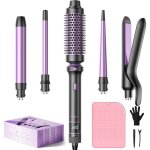 Boucleur  cheveux 5 en 1 - fer  boucler avec un lisseur cheveuxboucleur wavybrosse thermique(9 mm - ...