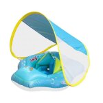 Bou�e b�b� - hautstore - bou�e b�b� - gonflable - avec pare soleil - 6 � 24 mois