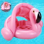 Bou�e de natation pour b�b� - einnenffer - flamingo - pare - soleil amovible - si�ge renforc� - pvc non ...