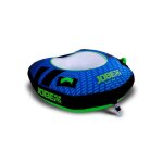 Bouée tractée - jobe sports - ridge - adulte - bleu - 4 poignées avec protège - articulations en néoprène ... Bouée tractée - jobe sports - ridge - adulte - bleu - 4 poignées avec protège - articulations en néoprène ...