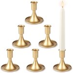 Bougeoirslot de 6 bougeoirs en métal - bougeoirs dorés - bougeoirs à tige - bougeoirs avec inserts pour ... Bougeoirslot de 6 bougeoirs en métal - bougeoirs dorés - bougeoirs à tige - bougeoirs avec inserts pour ...