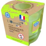Bougie anti - moustiques tigres - bsi - l?otentik - citronnelle - usage ext�rieur