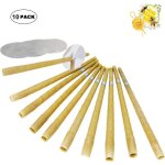 Bougies auriculaires 10 pices bougies auriculaires en cire dabeille naturelle bougies auriculaires pour ...