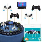 Bougies danniversaire pour garçon pics à gâteau pour le joueur gamer fête danniversaire set 5 pièces Bougies danniversaire pour garçon pics à gâteau pour le joueur gamer fête danniversaire set 5 pièces
