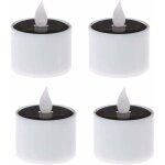 Bougies led nergie solaire lampes bougies scintillantes sans flamme tanches bougies chauffe - plat lectronique ...