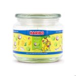 Bougie parfum�e haribo? lime coco bougie aromatique en verre 300 g dur�e de combustion 50 h
