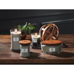 Bougie parfume - woodwick - cannelle chai - 609 g - cire de soja et paraffine - rouge