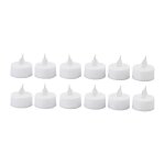 Bougie sans flamme - gigicial - lot de 12 - lumière chaude - décoration intérieure - piles incluses Bougie sans flamme - gigicial - lot de 12 - lumière chaude - décoration intérieure - piles incluses