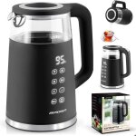 Bouilloire �lectrique tactile - janshop - bd - 707 - 17 l - noir - r�glage de temp�rature - maintien ...